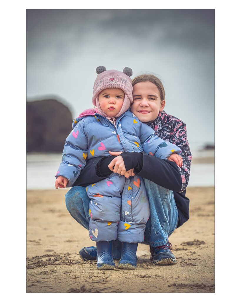 Little Jose &amp; her perfect big sister Thea. Great walks &amp; games finished off with Jose face planting into a Rockpool

#perranporth #perranporthbeach #perranporthcornwall #beach #beaches #cornwall #sisters #beachportraits #portrait #familyportraits #nikonz8 #nikonz105macro #105mm #nikonuk